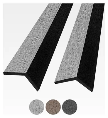 Produktbild von WPC Abschlussleisten Musterset 3x15 cm Abdeckleiste für Terrassendielen