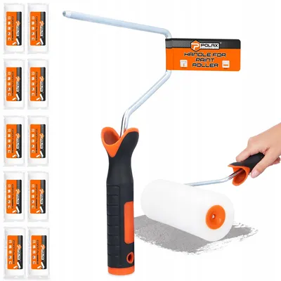 Produktbild von Polax Schaumstoff-Farbwalze 18 cm für Lacke und Farben