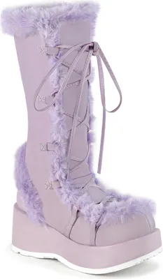 Obrázek produktu pro CUBBY-311 Damen Boots von DemoniaCult, Lila , EU 40, US 10