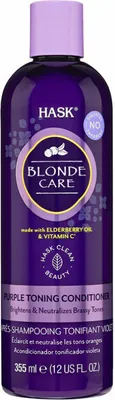 Produktbild von Hask Blonde Care Purple Toning Conditioner 355ml