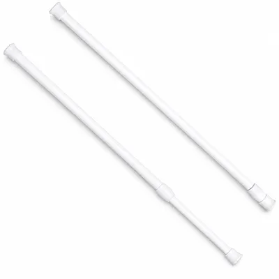 Teleskop-Klemmstangen 2er-Pack, verstellbar 30-50 cm, ohne Bohren