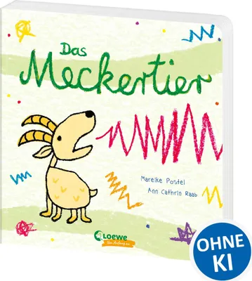 Produktbild von Das Meckertier, lustiges Pappbilderbuch für Kinder ab 2 Jahren