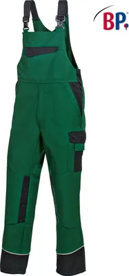 Produktbild von BP® Latzhose - mittelgrün/schwarz - 52n