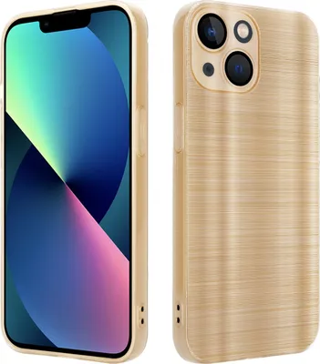 Image de Cadorabo Housse pour Apple iPhone 14 PLUS Housse de protection en or Housse pour portable TPU Silicone Etui Case