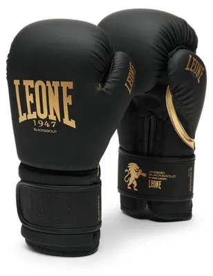Immagine prodotto di Guantoni da boxe in Leone1947 Black&gold, neri, 16 oz