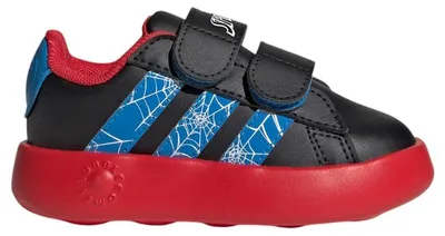 Produktbild von adidas Grand Court Spider-Man Core Black Bright Blue Pure Ruby (TD) - EU 26