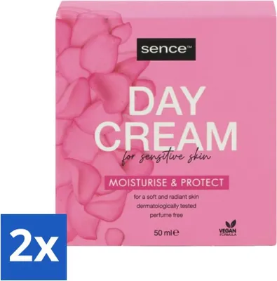 Produktbild von Sence Tagescreme für empfindliche Haut 50 ml - Vorteilspack - 2 Stücke