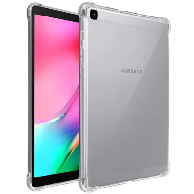 Obrázok produktu pre Avizar, silikónové puzdro s ochranným rámčekom pre Galaxy Tab A 10.1 2019, priehľadné