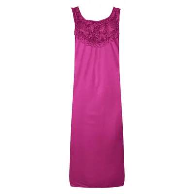 Produktbild von Damen Nachthemd Sleepshirt mit Muster, Bordo S/M/L