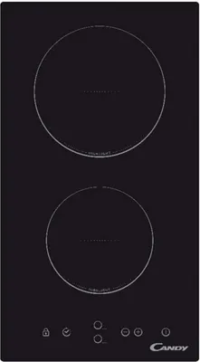 Produktbild von Candy Timeless CDH 30, Schwarz, Integriert, 28.8 cm, Keramik, Glaskeramik, 2 Zone(n)