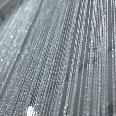 Immagine prodotto di Tenda decorativa in seta 2 m x 1 m con paillettes