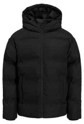 Produktbild von Jack & Jones 12278831_2161_128, Puffer, Uni, Erwachsener, Reißverschluss, Polyester, Schwarz