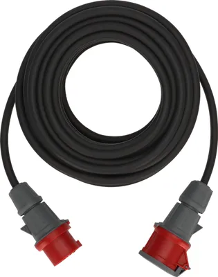 Image de Brennenstuhl CEE Rallonge IP44 25m noir H07RN-F 5G2,5 5 pôles, 1167720