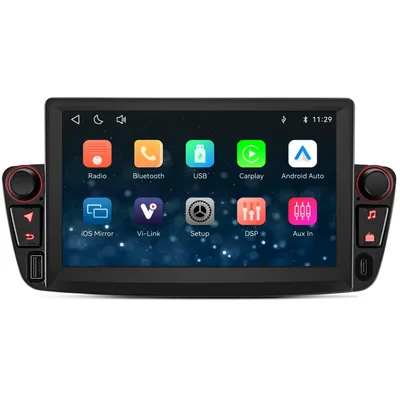 Produktbild von Autoradio Linux Für Peugeot 107 Toyota Aygo Citroen C1 2005-2014 BT Android Auto CarPlay Navigation FM  7 Zoll
