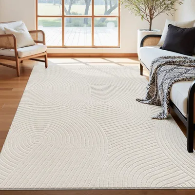 Image de Omgoods - Tapis 120x160 cm - Design moderne et lavable