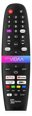 Zdjęcie produktu dla TELE System 58035023, TV, Naciśnij przyciski, Czarny