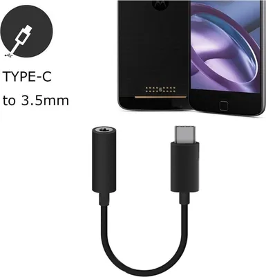 Obrázek produktu pro USB 3.1 Type-C konektor pro náhlavní soupravu vhodný pro Samsung Galaxy A55 | USB-C na 3,5mm sluchátkový DIGITAL konektor| jack Aux-IN audio adaptérový kabel ČERNÝ