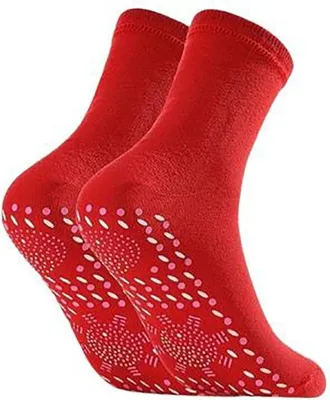 Zdjęcie produktu dla Skarpetki, rozgrzewające, masujące, TOURMALINE, uniwersalne, czerwone