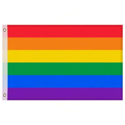 Produktbild von Regenbogen LGBTQ+ Flagge 150x90cm mit Ösen