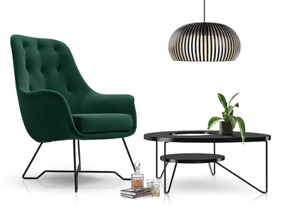 Obrázek produktu pro Designové křeslo MILEY - zelené 1