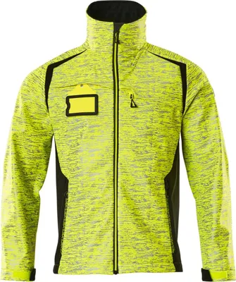 Produktbild von MASCOT 19202-291-1709-L, Jacke, Mann, Schwarz, Gelb, L, 104 cm, Polyester