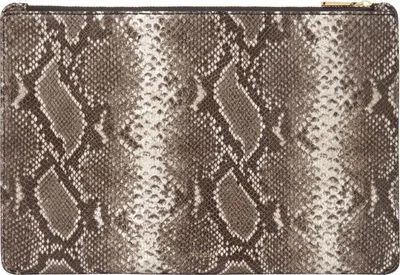 Image de FOSSIL sac d’accessoires Pouch Python gris