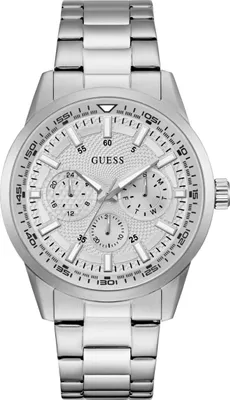 Produktbild von Guess Multifunktionsuhr Herren Silver Tone Multi-function Watch (Trey) Silber GW0963G1