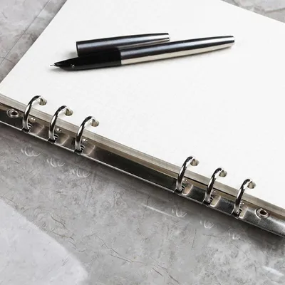 Produktbild von Weiches PVC A5 Ringbuchcover, 6 Löcher, nachfüllbar, wasserdicht, lose Blätter, Notizbuch, persönliche Planerhülle