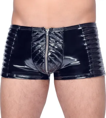 Produktbild von Black Level - Lackpants - knappe Pants im Biker-Style