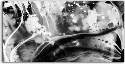 Produktbild von Coloray - Glasbild - 120x60 cm - Wandbild - Glasbilder - Kunst Schwarz-Weiß moderne Abstraktion