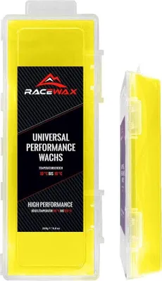 Produktbild von RaceWax Universal Wachs YELLOW EDITION Ski Langlauf Snowboard All IN ONE Wax 250g