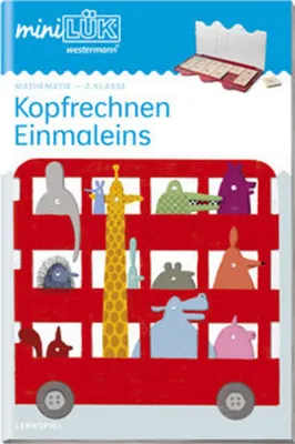 Produktbild von miniLÜK. Mathe. Kopfrechnen Einmaleins. 2. Klasse