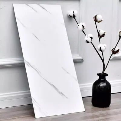 Produktbild von Fliesenaufkleber Klebefliesen Selbstklebende Küche, 60 x 30 cm (10 St), Wasserdicht, Abnehmbare Fliesen Folie für Küchenrückwand, Bad, Schrank, Weiß