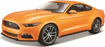 Image de Maquette composite Ford Mustang GT 2015 orange 1/24