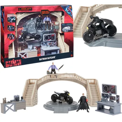 Produktbild von Das Batman Höhlenset Batman Batcave und Fahrzeug