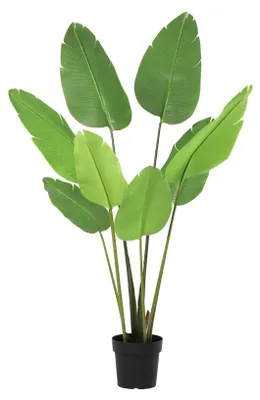 Produktbild von Trendyplants - Kunst Strelitzia Nicolai - Paradiesvogelblume - Kunstpflanze - Höhe 153cm - Topfgröße Ø21cm