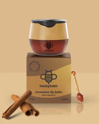 Productafbeelding van Honeybalm Lippenbalsem Cinnamon (1 stuk)