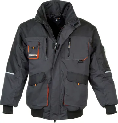 Produktbild von Terratrend Arbeitsjacke Grau/Orange Größe 4XL