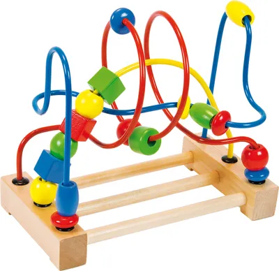 Zdjęcie produktu dla Goki Bead maze, 1 lat(a), Metal, Drewno, Wielobarwny