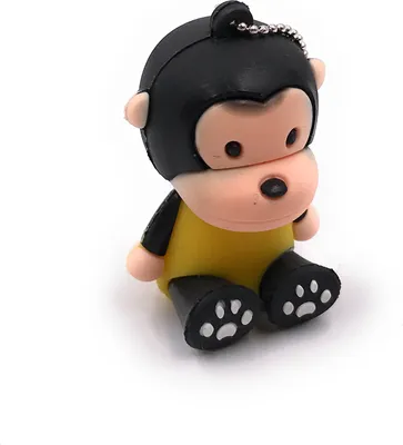 Produktbild von Onlineworld2013 Affe sitzend gelbes Shirt Tier braun Funny USB Stick 64 GB USB 3.0