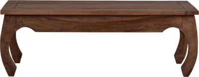 Produktbild von MiaMöbel Couchtisch Colombo 120x60 cm Kolonialstil Massivholz Teak Dunkelbraun