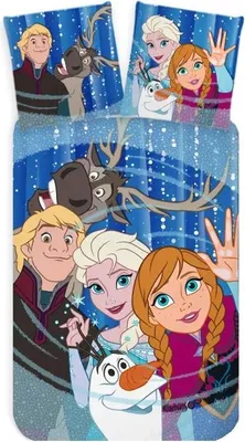Produktbild von Frozen Kleinkind Bettbezug Friends - 100 x 135 cm - Baumwolle