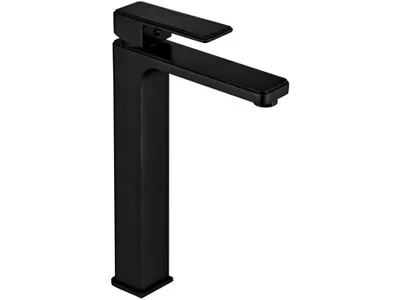 Produktbild von Mexen Mino hohe Waschtischarmatur, schwarz - 72410-70