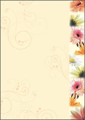 Produktbild von Motivpapier Flowerstyle A4 VE=20x50 Blatt
