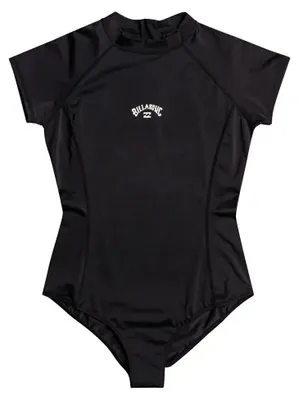 Image de Rashguard à manches courtes Billabong Tropic Noir XL Femme Noir XL