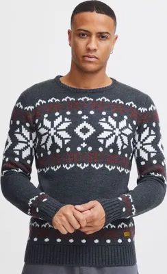 Solid SDNorwig Herren Winter Strickpullover Grobstrick