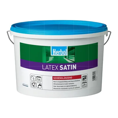 Produktbild von Herbol Latex Satin - 12.5 Ltr Altweiss