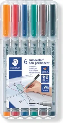 Produktbild von STAEDTLER Lumocolor NonPermanent Marker 316F 6er Etui