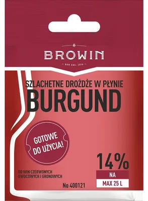 Immagine prodotto di Lievito per vino Browin Borgogna senza propagazione preliminare, 20 ml