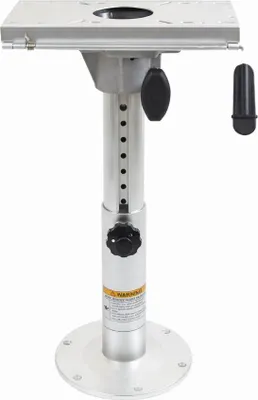 Produktbild von Manuell einstellbarer Ständer für Bootsstuhl 38–60 cm mit Montagesch plate